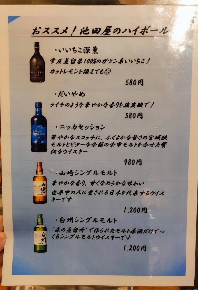 Ikedaya 菜單照片 13